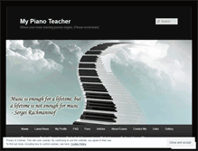 Tablet Screenshot of mypianoteacher.net